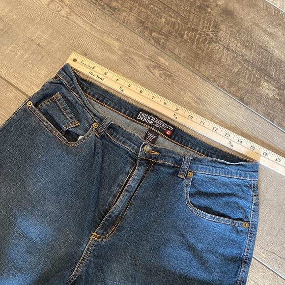 CHICO'S Straight Leg Denim Jeans Size Chico's 2/ XL 14 - Picture 5 of 9
